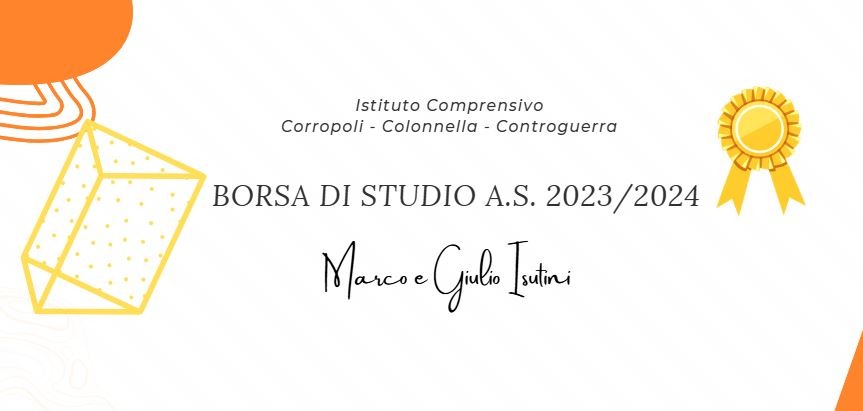 BANDO BORSA DI STUDIO 2024 “Marco e Giulio Iustini”